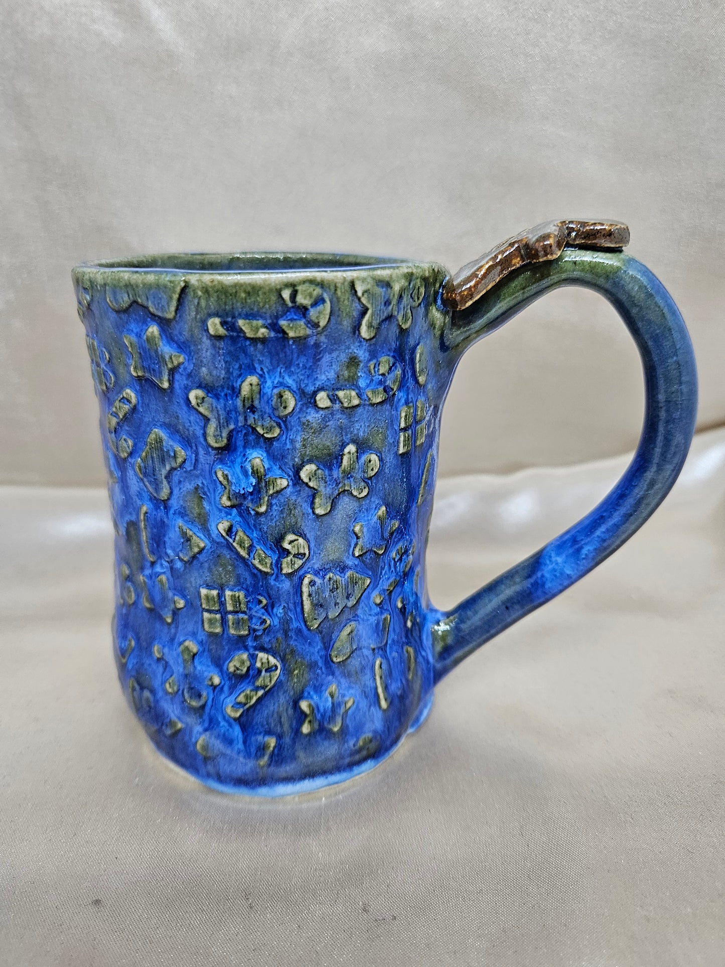 Blue Christmas Mug