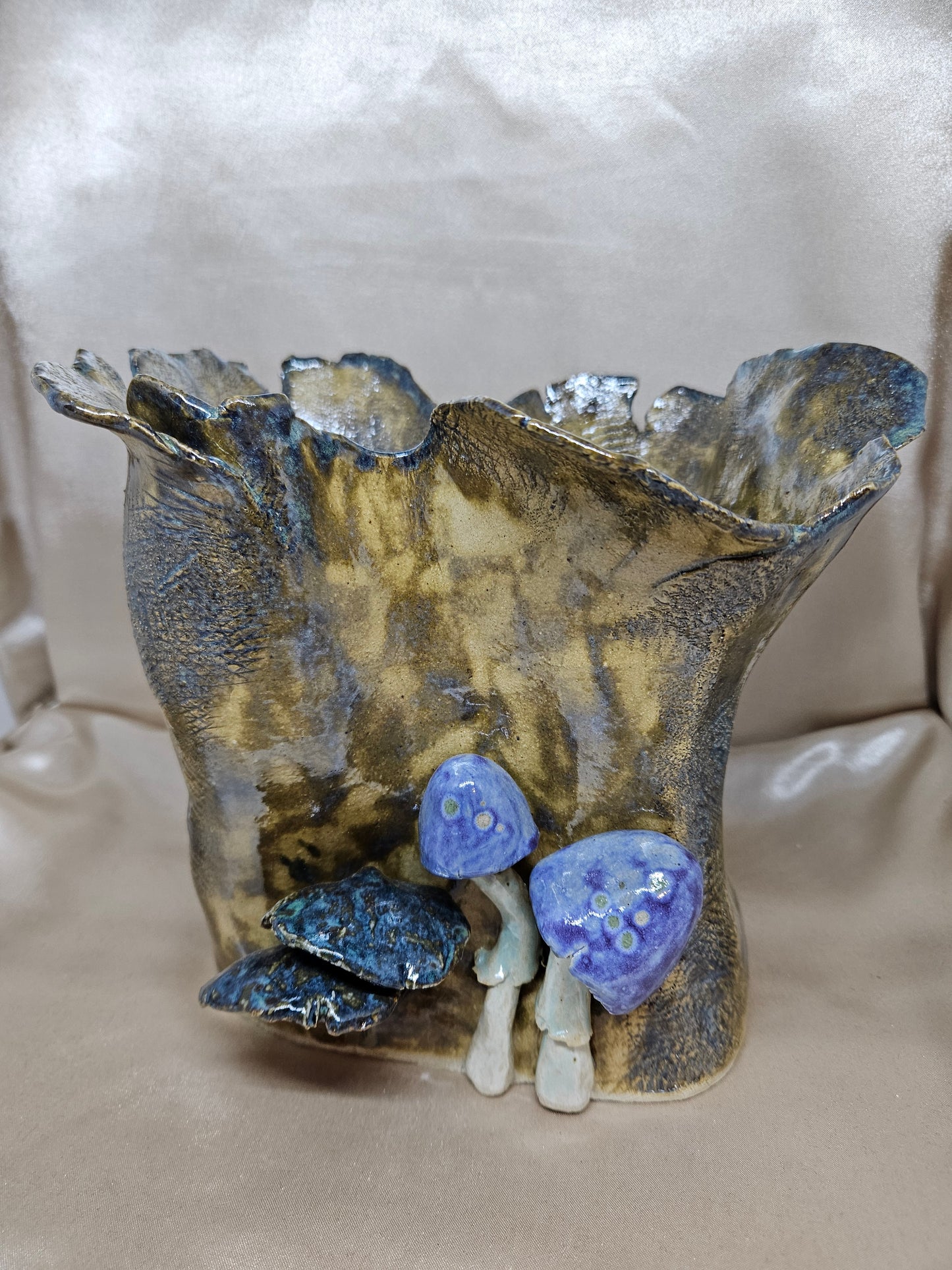 "Forest Floor" Mushroom Vase