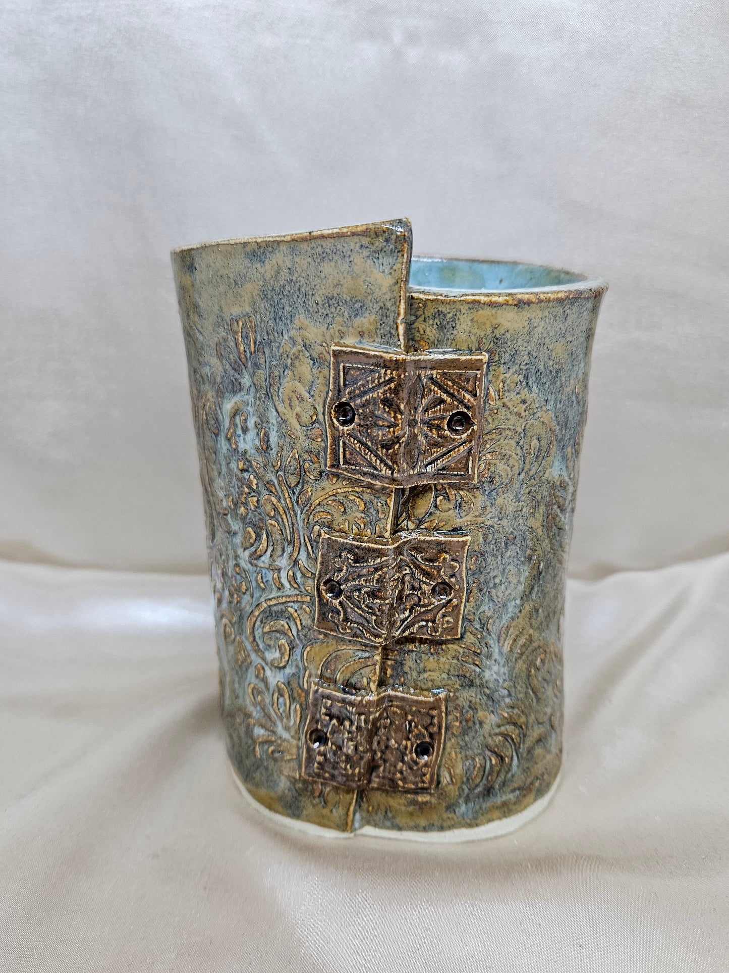 Leather Bound Vase