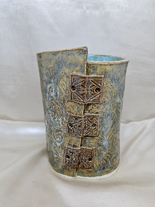 Leather Bound Vase