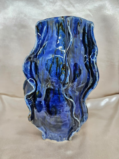 Wavy Frilled Vase