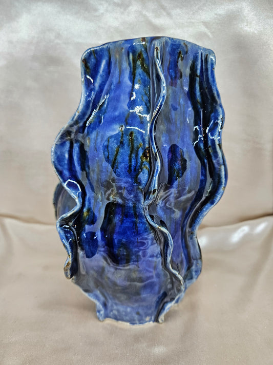 Wavy Frilled Vase
