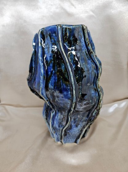 Wavy Frilled Vase