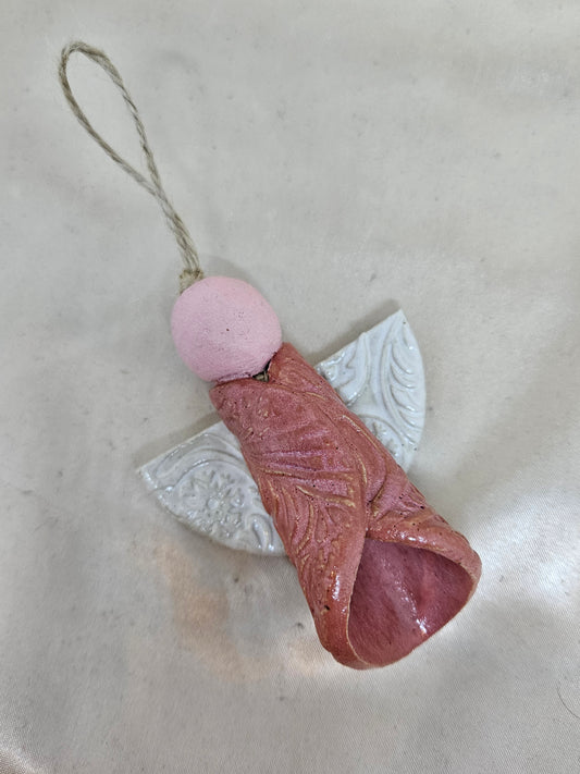 Pink Angel Ornament